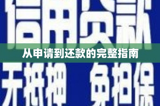 稻城从申请到还款的完整指南