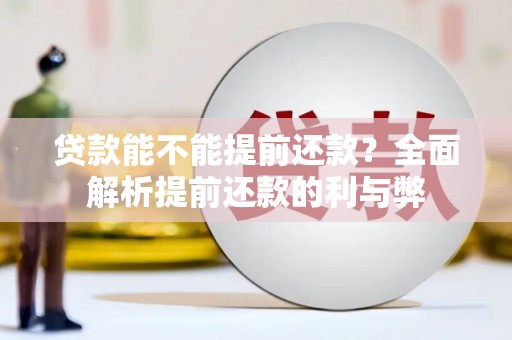 稻城贷款能不能提前还款？全面解析提前还款的利与弊