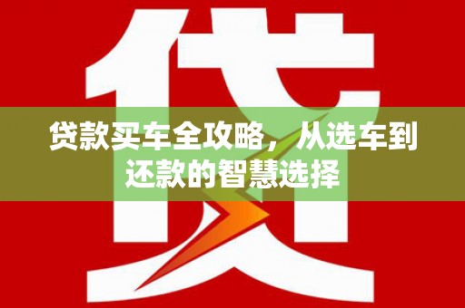 稻城贷款买车全攻略，从选车到还款的智慧选择
