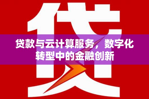 稻城贷款与云计算服务，数字化转型中的金融创新