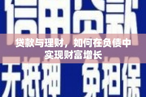 稻城贷款与理财，如何在负债中实现财富增长