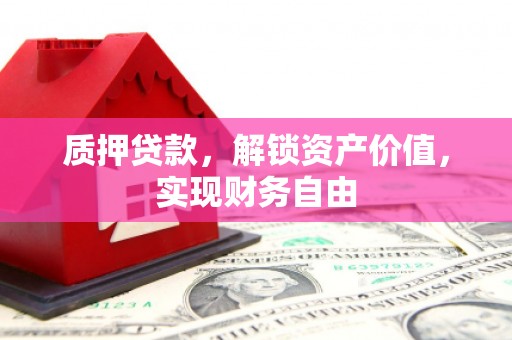 稻城质押贷款，解锁资产价值，实现财务自由