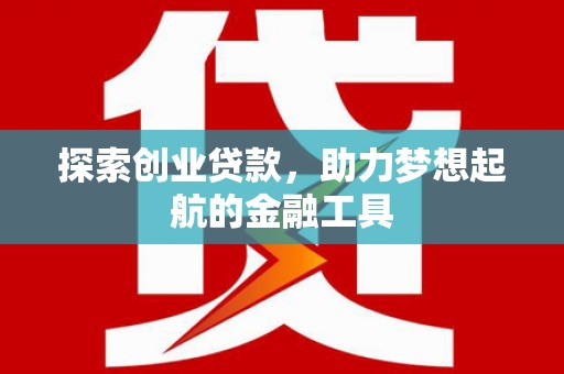 稻城探索创业贷款，助力梦想起航的金融工具