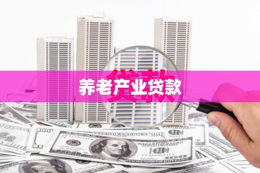 稻城养老产业贷款