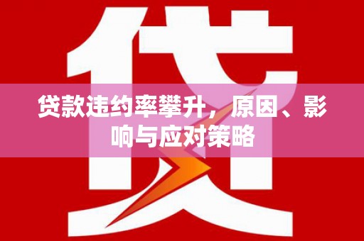 稻城贷款违约率攀升，原因、影响与应对策略
