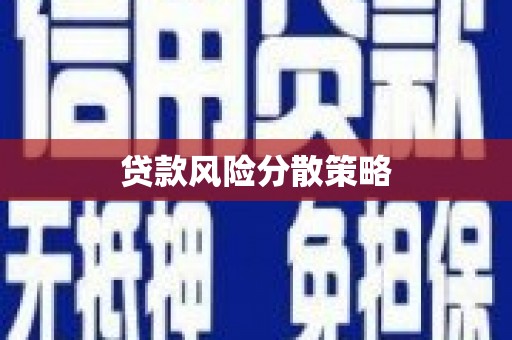 稻城贷款风险分散策略