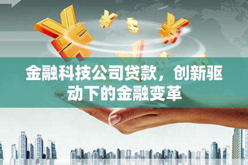 稻城金融科技公司贷款，创新驱动下的金融变革