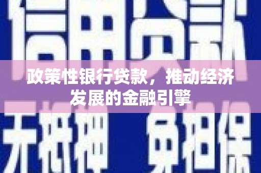稻城政策性银行贷款，推动经济发展的金融引擎