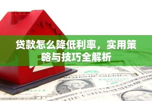 稻城贷款怎么降低利率，实用策略与技巧全解析