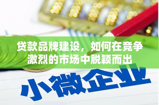 稻城贷款品牌建设，如何在竞争激烈的市场中脱颖而出