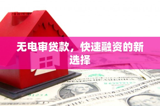 稻城无电审贷款，快速融资的新选择