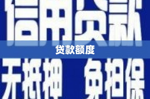 稻城贷款额度