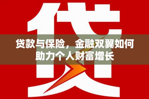 稻城贷款与保险，金融双翼如何助力个人财富增长