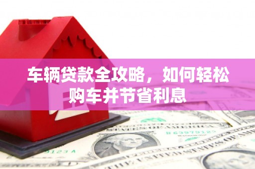 稻城车辆贷款全攻略，如何轻松购车并节省利息