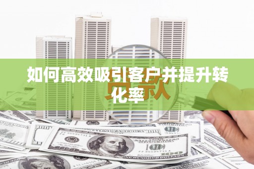 稻城如何高效吸引客户并提升转化率