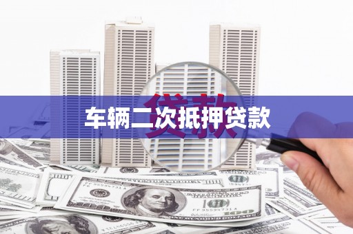 稻城车辆二次抵押贷款