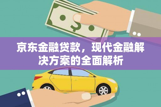 稻城京东金融贷款，现代金融解决方案的全面解析
