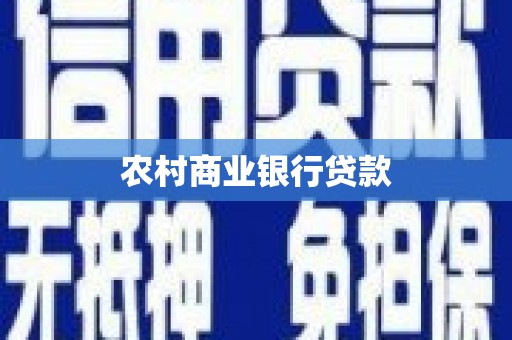 稻城农村商业银行贷款