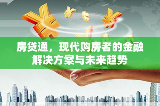 稻城房贷通，现代购房者的金融解决方案与未来趋势