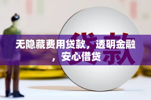 稻城无隐藏费用贷款，透明金融，安心借贷