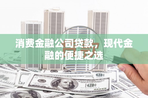 稻城消费金融公司贷款，现代金融的便捷之选