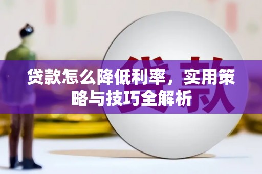 稻城贷款怎么降低利率，实用策略与技巧全解析