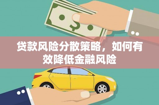 稻城贷款风险分散策略，如何有效降低金融风险