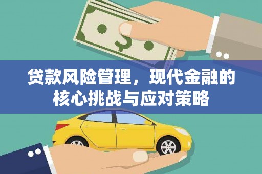 稻城贷款风险管理，现代金融的核心挑战与应对策略