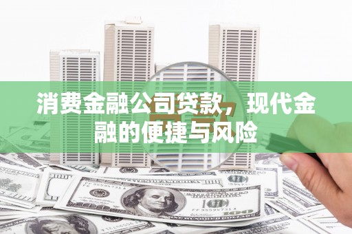 稻城消费金融公司贷款，现代金融的便捷与风险