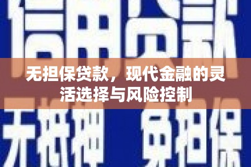 稻城无担保贷款，现代金融的灵活选择与风险控制