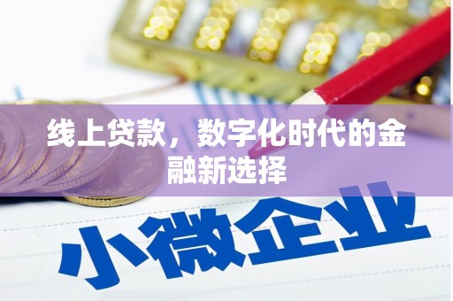 稻城线上贷款，数字化时代的金融新选择