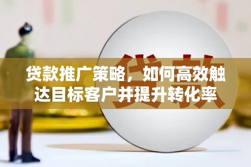 稻城贷款推广策略，如何高效触达目标客户并提升转化率