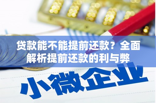 稻城贷款能不能提前还款？全面解析提前还款的利与弊