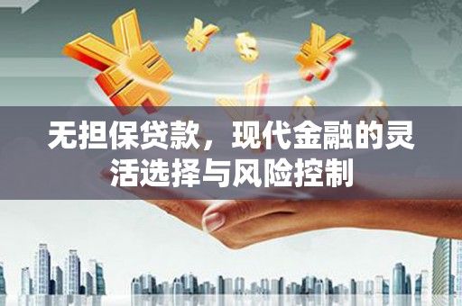 稻城无担保贷款，现代金融的灵活选择与风险控制
