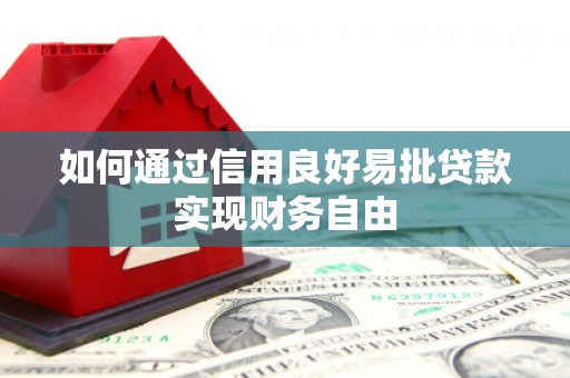 稻城如何通过信用良好易批贷款实现财务自由