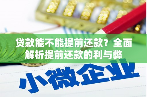 稻城贷款能不能提前还款？全面解析提前还款的利与弊
