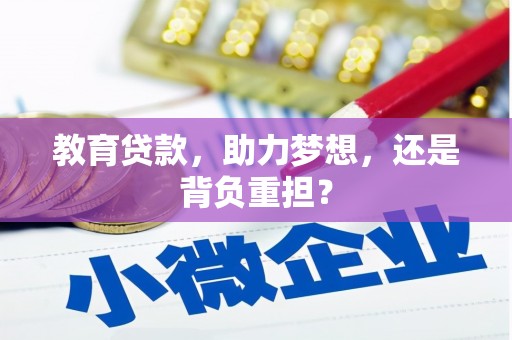 稻城教育贷款，助力梦想，还是背负重担？