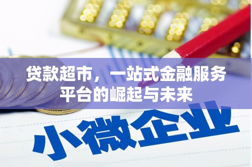稻城贷款超市，一站式金融服务平台的崛起与未来