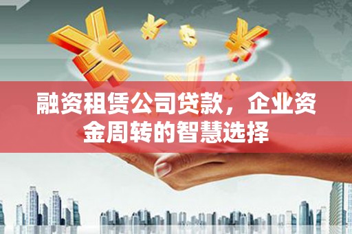 稻城融资租赁公司贷款，企业资金周转的智慧选择