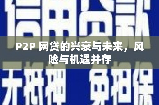 稻城P2P 网贷的兴衰与未来，风险与机遇并存