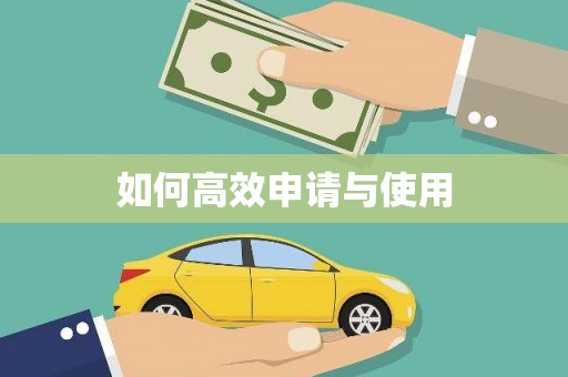 稻城如何高效申请与使用
