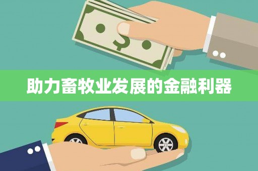 稻城助力畜牧业发展的金融利器