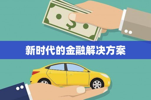 稻城新时代的金融解决方案
