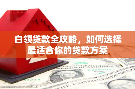 稻城白领贷款全攻略，如何选择最适合你的贷款方案